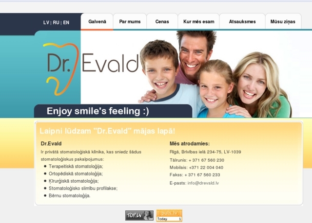 Dr. Evald, SIA